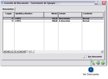 Consulta General de Descuentos