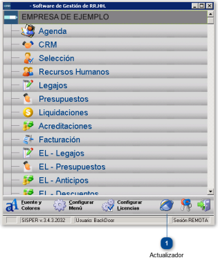 ¿ Cómo actualizar el sistema ?