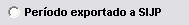 3. Período exportado a SIJP 
